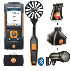 Testo 440 DP Luftmengde Kombisett 1 med Bluetooth