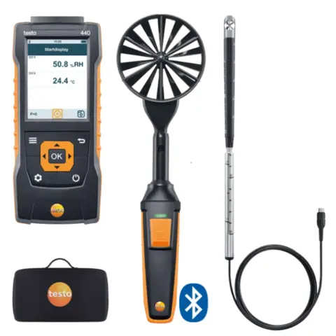 Testo 440 Luftmengde kombisett 2 med bluetooth 