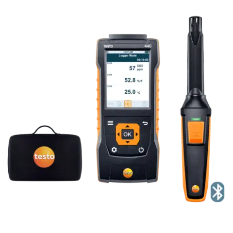 Testo 440 CO2 sett med blåtann 
