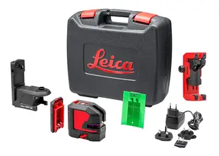 Leica Lino L2P5G alt-i-ett krysslaser og punktlaser, grønn laser