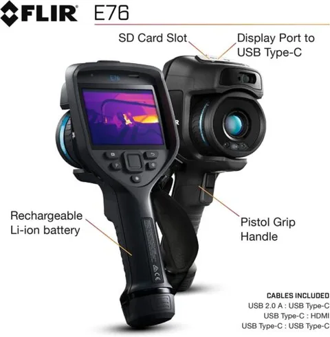 Termografikamera - FLIR E76-DFOV 