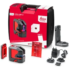 Leica Lino L2 krysslaser  r&#248;d laser Selvnivellerende krysslinjelaser