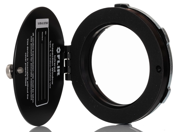 IR inspeksjonsvindu - FLIR IRW-4C Aluminium, 4" infrarødt inspeksjonsvindu 