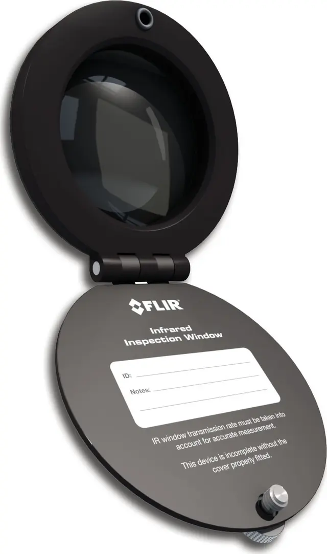 IR inspeksjonsvindu - FLIR IRW-4C Aluminium, 4" infrarødt inspeksjonsvindu 