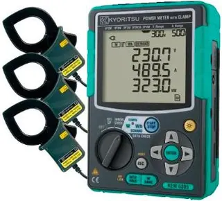 Kyoritsu 6305 – 3-faset nettanalysator Profesjonelt Nettanalysator til utleie 