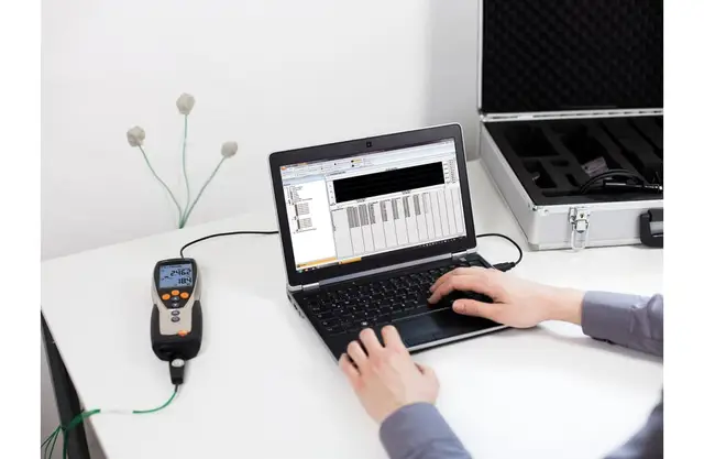 Testo 635 – U-verdi målesett Profesjonelt U-verdi til utleie 