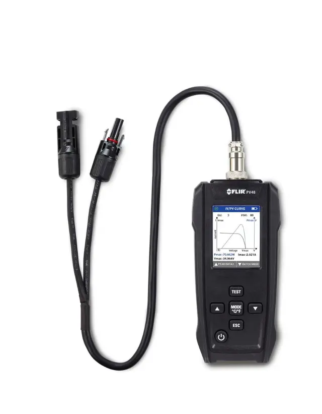 FLIR PV48 Solcellepanel tester med I-V måling 