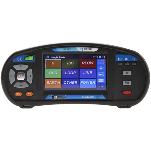 Metrel MI3152 Eurotest XC brukervennlig multifunksjonstester