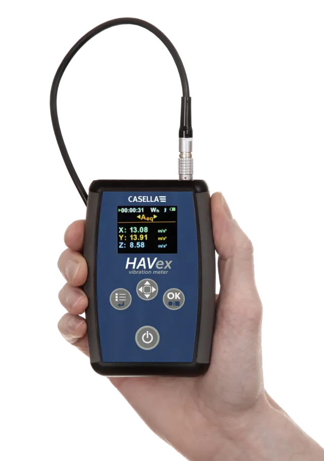 Casella HAVex Måler for hånd-arm vibrasjon (HAV) 
