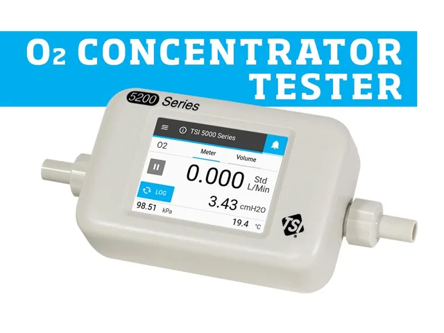 TSI 5210-2 Massestrømsmåler for luft og oksygen (inkl. tilbehørskit) 