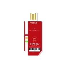 Engangs temperaturlogger (–50…+70 °C) – 33 000 punkter, IP67