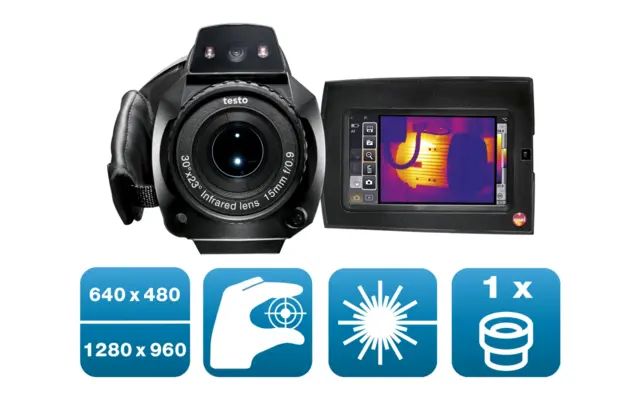 testo 890 – Termisk kamera (640 x 480 piksler) 